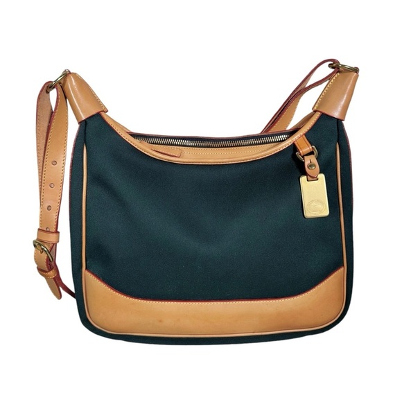 DOONEY & BOURKE Vintage Canvas Leather Trim Shoulder Purse - Picture 15 of 15